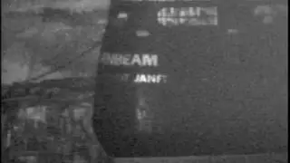 At night, Discoverii 3000 by Vumii, 1770 meters, Pan the ship, and read the name too