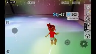 A Tour in the Winter House with Ice-Skating/Stairs on it.