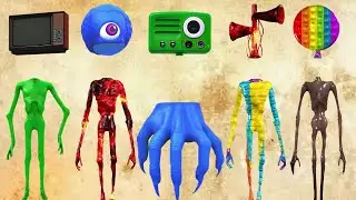 WRONG HEADS SIREN HEAD POOP, SIREN HEAD HOUSE, SIREN HEAD BRAIN EYE, SIREN HEAD OCTOPUS, SIREN HEAD