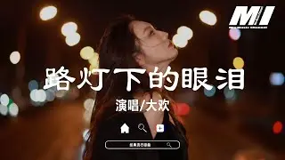 路燈下的眼淚 - 大歡【lu deng xia de yan lei - da huan】