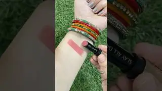 Nykaa lipstick review #swatch #shorts #sakshinarang #makeup #cosmo #beauty #lipstick