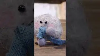 Drop it Fluff! Pet Fluff thinks ribbon is HIS toy! @TweedyandFluff #pets #cuteanimals #preschool
