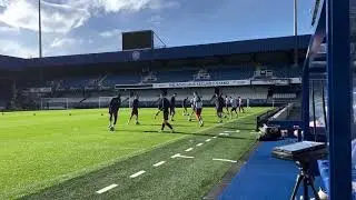 QPR players special training only with the ball