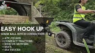 Iron Ox ATV towable spreader 350lb