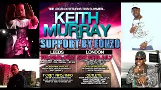 FONZi NeuTRON Shares FUNNY Keith Murray STORY 🙈😂 London, UK Tour! 