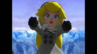 MMD Levan Polkka Remix ver Princess Peach Winter