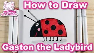 How to Draw Gaston the Ladybird | Ben and Holly's Little Kingdom