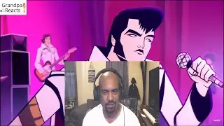ELVIS PRESLEY REACTION TO - Elvis Presley - Viva Las Vegas (Agent Elvis - Official Animated  Video)