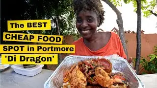 The BEST CHEAP FOOD SPOT in Portmore Jamaica | Di Dragon | Jamaica Vlog