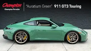 Paint to Sample 911 GT3 Touring in Auratium Green