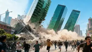 Новое землетрясение на Тайване &mdash; 7,5 и 7,0 баллов: сотрясаются здания, в городах вспыхивает паника!