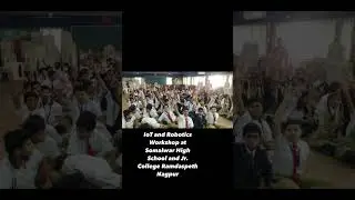 IoT and Robotics workshop on 17/03/23 at Somalwar High School and Jr. College Nagpur Dr. Rahul Pethe