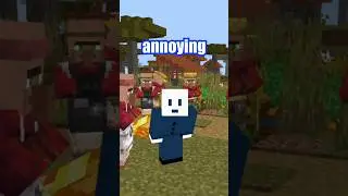 best way to transport villagers in Minecraft #minecraftshorts #bedrock