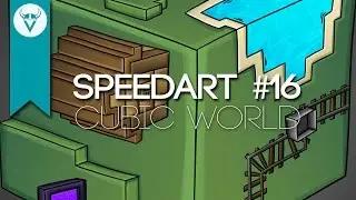 Speedart #17: Cubic world