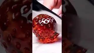 Would you bite it or back away slowly?🍓👇 Be honest.