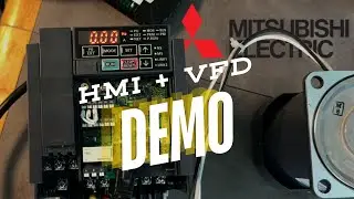 Mitsubishi HMI & VFD Demo