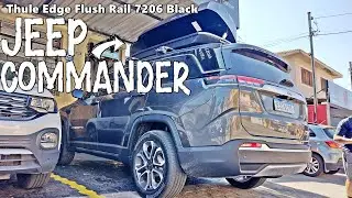 Instalação Rack Thule Edge Flush Rail 7206 Black em Jeep Commander 2023   Montagem