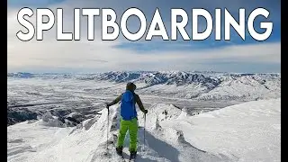 Backcountry skiing and splitboarding the backside of Pebble Creek