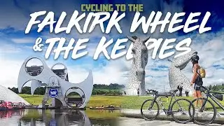Cycling to the Falkirk Wheel & The Kelpies, the Forth & Clyde Canal 🏴󠁧󠁢󠁳󠁣󠁴󠁿 Scotland, UK | VLOG