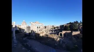 Mysterious ancient civilization building in eternal city