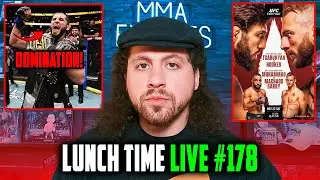 UFC 322 REACTION? ISLAM DOMINATES JDM! JAKE PAUL VS JOSHUA? UFC QATAR PICKS? - LUNCH TIME LIVE