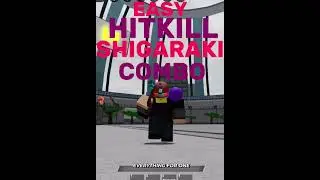 Easy Hitkill Shigaraki Combo in Heroes Battlegrounds #shigaraki #combo #fyp #roblox