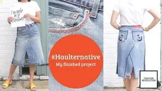 #HAULTERNATIVE CHALLENGE | 2HAND + DIY | #IMADEMYCLOTHES for #Fashionrevolutionweek | PART 2