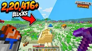 I Split The WHOLE OCEAN In Minecraft Survival😰!