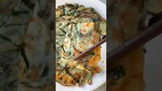 The best recipe to make with leftover garlic chives #koreanfood #plantbased #vegan