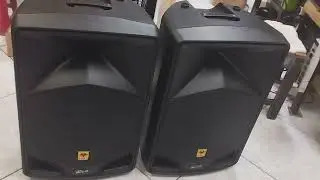DEMO!!!1pair wave 15 2way 800watts kevler ...BASS REFLEX