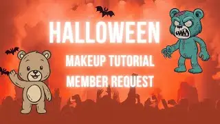 Teddy Bear Halloween Makeup Tutorial a Member Request