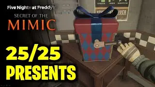 All 25 Collectibles / Presents Location in FNAF SOTM (Secret of the Mimic)