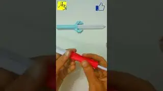 Paper Sword 🗡️🗡️ | Easy Paper Crafts | DIY Crafts #shorts #a3artandcraft #trending #DIY