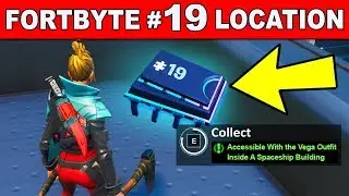 ACCESSIBLE WITH THE VEGA OUTFIT INSIDE A SPACESHIP BUILDING - Fortnite Fortbyte #19 Location Guide
