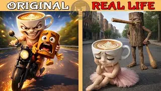 Tung Tung Tung Sahur Goes Full Rage 😡 | Brainrot Original vs Real life | Brainrot Animation