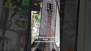 Gibson Memphis Ebony ES-339 $2599www.backyardguitarsfl.com#gibsonusa #fyp