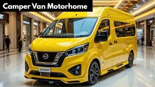 Nissan NP300 Motorhome 2025 | Rugged Long Body Camper Van with Solar Roof & Luxury Interio !