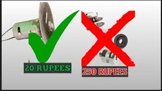 How to make Galendar Blade in Attach in Motor?? Rs 20 Mein banaen Galender attachment