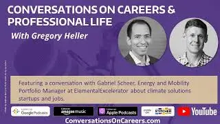 Gabriel Scheer on Clean Tech and Climate Solutions Startups