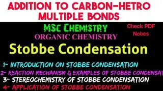 Stobbe Condensation Reaction Stereochemistry + Application #mscchemistrynotes @itschemistrytime