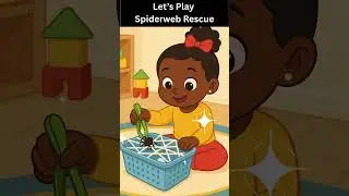 Let's Play Spiderweb Rescue #preschoolactivities #spider #finemotor #finemotoractivity #halloween