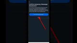 как деактивировать мессенджер фейсбук