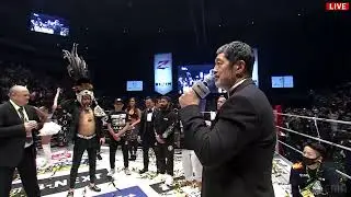 [RIZIN40 ENDING] 高田延彦がまさかの１，２，３，ダーッ！