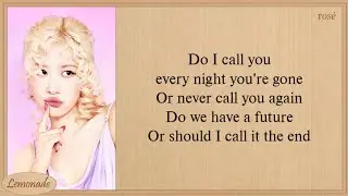 ROSÉ call it the end Lyrics