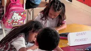 clase de matemáticas en una aula multigrado