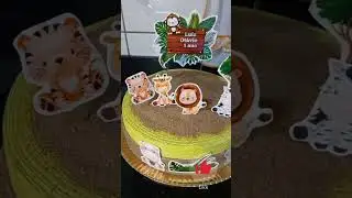 Mais um bolo safari #confeitaria #canal #bolo #video