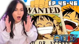 LUFFY's WANTED POSTER!!│ONE PIECE EPISODE 45-46 REACTION