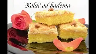 KOLAČ OD BADEMA super brzi i jako fini kolačić