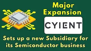 Cyient Limited Expansion in Semiconductor Sector| Cyient Limited News Today| IT Company #stockmarket