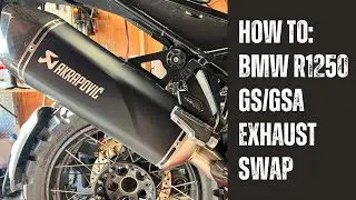 How to: Remove and Install a BMW R1200/1250 GS/GSA Exhaust